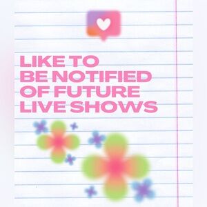 ✨❤️LIKE This Listing to be Notified of Upcoming Live Shows!
